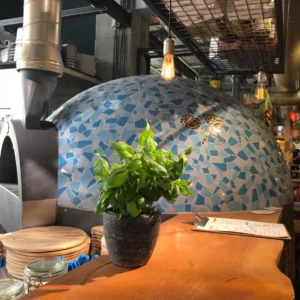 Forno a legna Joy 110 TW Pavesi con mosaico personalizzato