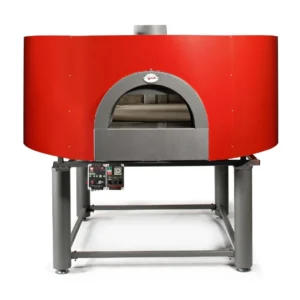 Forno Combinato Legna-Gas PVP 150 Round con piano monoblocco rotante