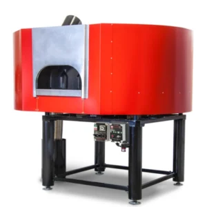 Forno Twister Side Combinato Legna-Gas con piano cottura rotante