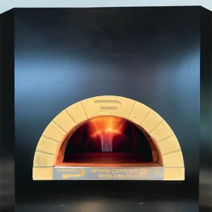 Forno Twister rotativo a gas nero