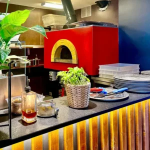 Forno a gas PVP 130 rosso corsa standard