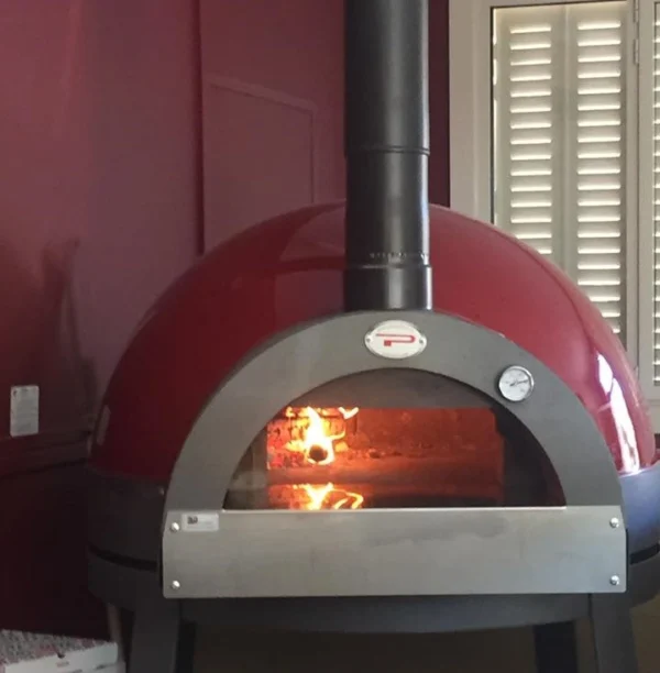 Forno a legna professionale Joy 90 colorazione rossa