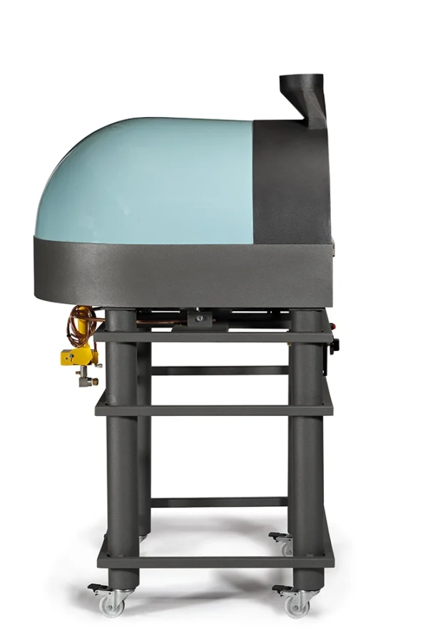 Lato forno a gas Joy 60 TW con rivestimento azzurro