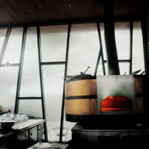 Pizzeria con forno Pavesi Twister 130 legna