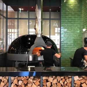 Ristorante con forno a legna Joy 130 TW nero